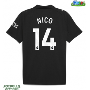 Manchester City Nico Gonzalez #14 Bortatröja 2025-26 Kortärmad